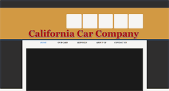Desktop Screenshot of californiacarco.com
